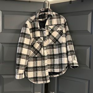 Plaid Shacket Blank NYC